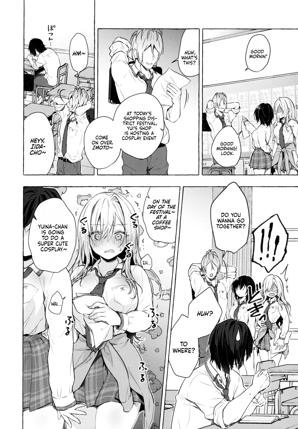 Hentai Manga Comic-Sex with the Gyaru Yuina-chan 3 -My crush is blushing because of me!?--Read-6